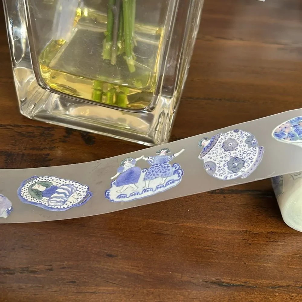 dodolulu PET Tape New blue and white collection